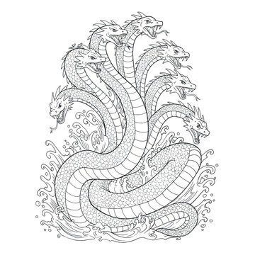 Hydra clip art preview