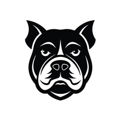 vector illustration of an english bulldog