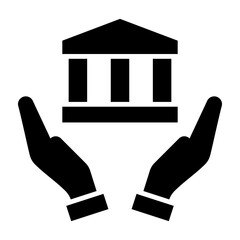 Conservation Vector Glyph Icon Design