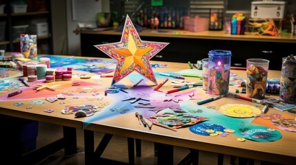 photograph star template