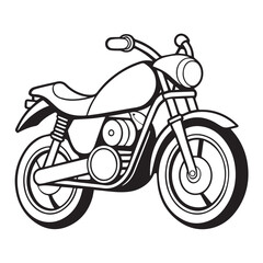 Fototapeta premium vector illustration of motorcycle