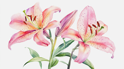 Elegant wedding invitation card background . Minimal hand painted watercolor botanical flowers texture template background. Design for wedding, vip cover, poster, rsvp moderncard.Valentine's Day