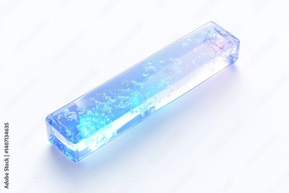 Poster futuristic glowing 3d progress bar design for digital interfaces