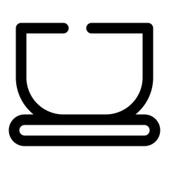 Fototapeta premium kitchen dashed line icon