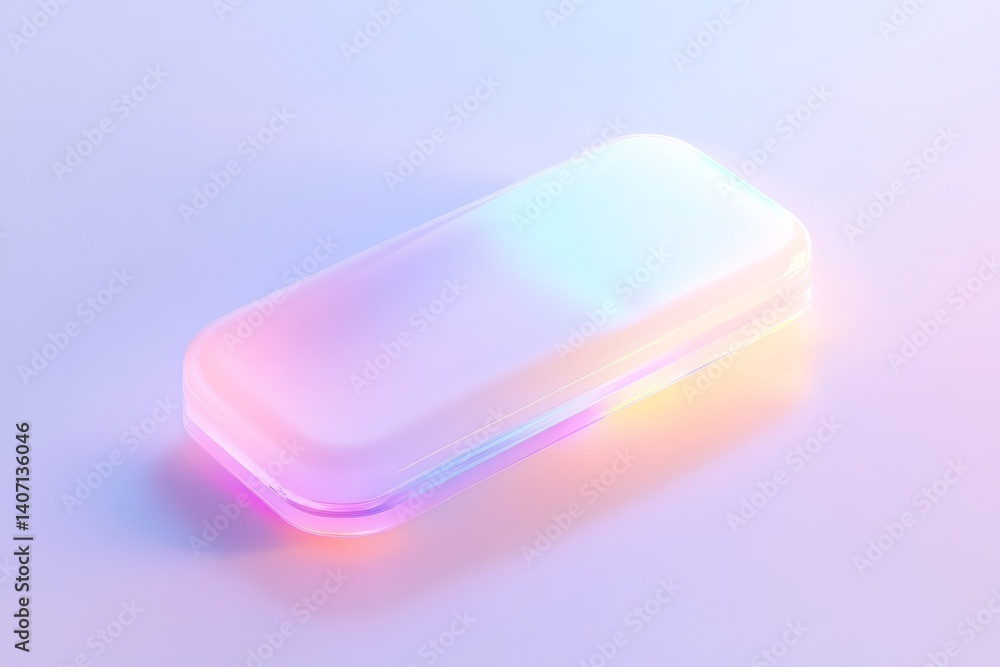 Aufkleber sleek futuristic filter button design with vibrant gradient