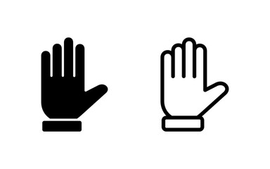 Hand icon vector illustration. hand sign and symbol. hand gesture