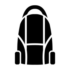 Vacuum Cleaner Vector Glyph Icon Design