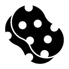 Sponge Vector Glyph Icon Design
