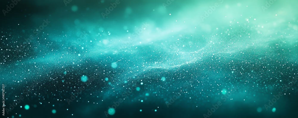 Poster dark green blue glowing grainy gradient background noise texture backdrop webpage header banner desi