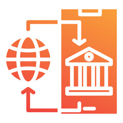 Obraz premium Online Banking Icon