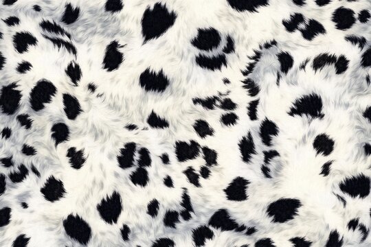 White Snow Leopard skin texture with copy space. Close-up snow leopard pattern. Big Cat fur. White leopard spots. Realistic snow leopard skin. Snow leopard design texture. Detailed snow leopard skin c