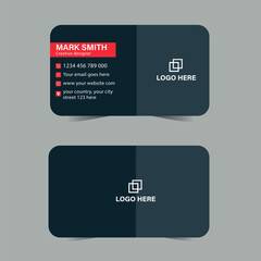 Modern and simple Clean business card design