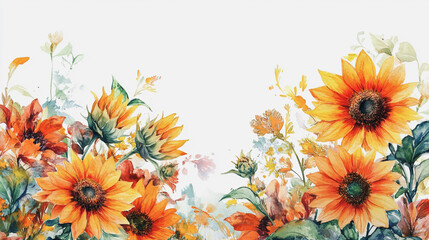 Elegant wedding invitation card background . Minimal hand painted watercolor botanical flowers texture template background. Design for wedding, vip cover, poster, rsvp moderncard.Valentine's Day