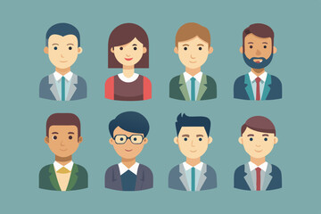 business people icons