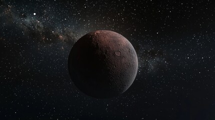 Fototapeta premium Captivating Astrophotography of a Planet in Stellar Surroundings