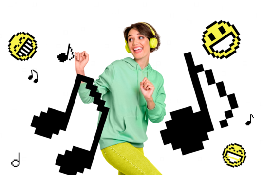 Composite photo collage of hands reach finger index touch heart love relationship feelings like couple date isolated on painted background