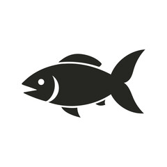 Fish or seafood flat vector icon