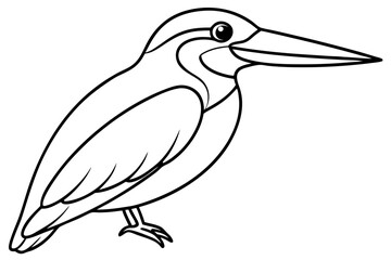 Minimalist Kingfisher