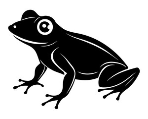 Frog Silhouette Vector Design, Frog SVG, Frog Icon