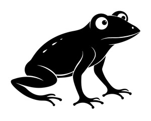 Frog Silhouette Vector Design, Frog SVG, Frog Icon