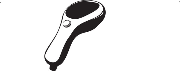 electric massager isolated on white background