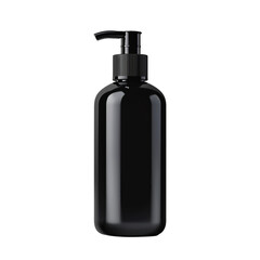 Elegant dispenser bottle for lotion or soap product design  isolated on transparent  background