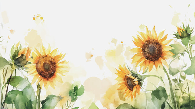 Elegant wedding invitation card background . Minimal hand painted watercolor botanical flowers texture template background. Design for wedding, vip cover, poster, rsvp moderncard.Valentine's Day