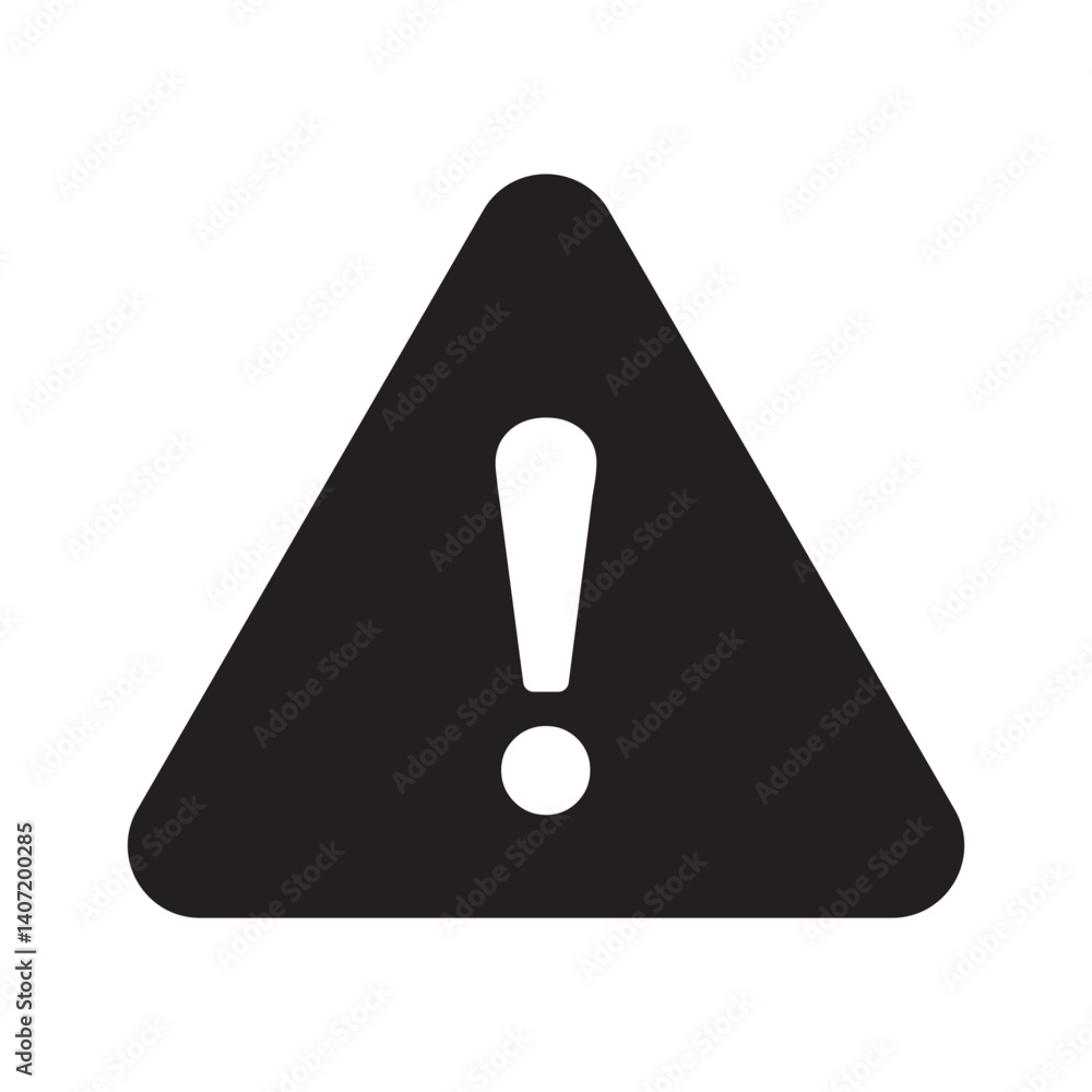Poster attention caution sign warning symbol icon set danger exclamation mark signs triangular vector illus
