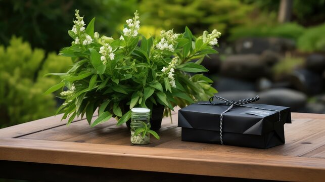 contrast black package