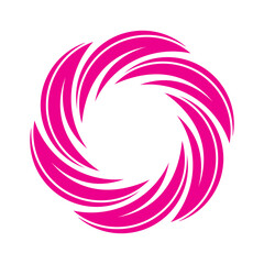 Vector illustration of abstract circle logo design.