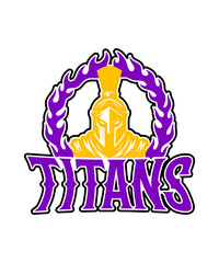 Titans Football , Tennessee Titans T-Shirt , School Spirit, Football Mascot T-Shirt, Sports, Game Day PNG Design Files