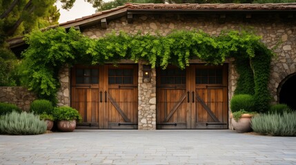 charm wood garage door