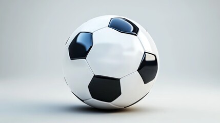 Fototapeta premium Soccer ball logo on isolated background 