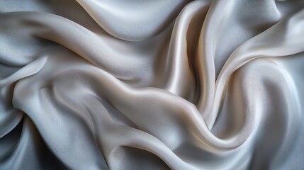 Fototapeta premium Smooth Ivory Fabric Drape