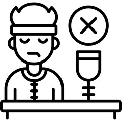 Alcoholic Icon Vector Element