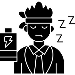 Fatigue Icon Vector Element