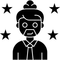 Best Employee Icon Vector Element