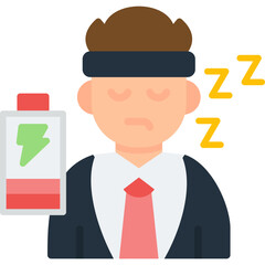 Tired Icon Vector Element
