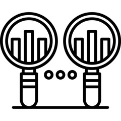 Analysis Icon Vector Element