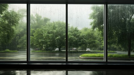 Naklejka premium scent open office window