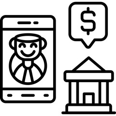 Consultant Icon Vector Element