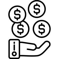 Money Icon Vector Element