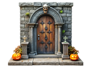 crypt door Halloween