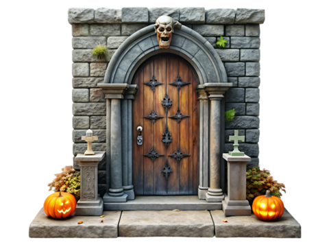 crypt door Halloween