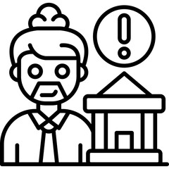 Lawsuit Icon Vector Element