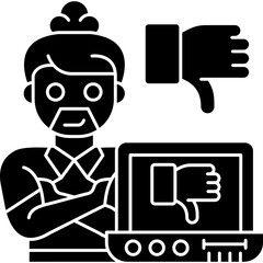 Bullying Icon Vector Element