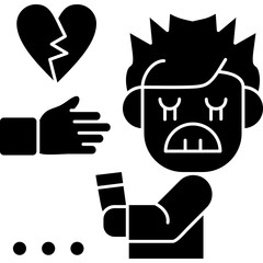 Cyberbullying Icon Vector Element