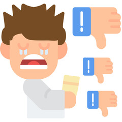 Hater Icon Vector Element