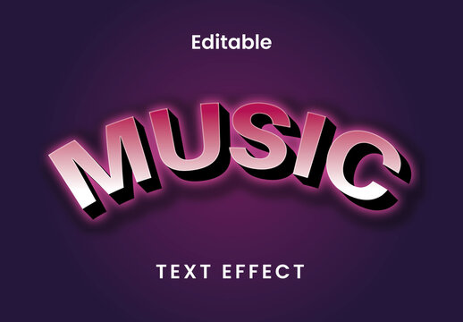 Music Text Effect