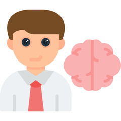 Brain Icon Vector Element